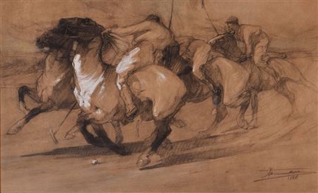 Les joueurs de polo by Albert Wenmaekers - Auction record, sale price, and art valuation. Compare with similar artists and explore comparable artworks.