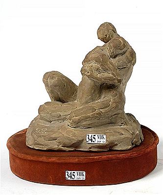 "Couple enlacé"