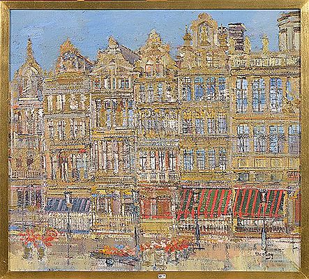 "View of the Grand-Place of Brussels"