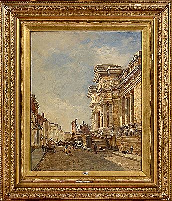 "View of the Palace of Justice in Brussels"