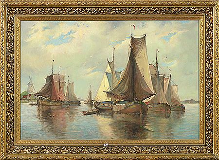 Fishing boats in Holland