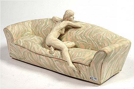 Girl in sofa