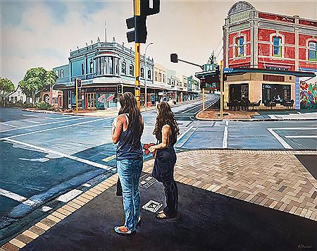 Sample artwork by Michael Rowland (Born 1949), known for painting - View similar artists and auction records