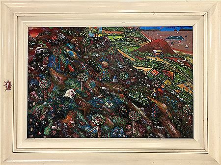 Mangere Mountain with Puketutu Island by Alan Taylor - Auction record, sale price, and art valuation. Compare with similar artists and explore comparable artworks.