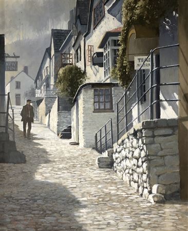COBBLED STREET by Wayne Sinclair - Auction record, sale price, and art valuation. Compare with similar artists and explore comparable artworks.