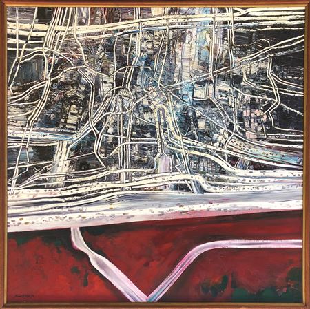 MOTORWAY JOURNEY by Robert Ellis - Auction record, sale price, and art valuation. Compare with similar artists and explore comparable artworks.