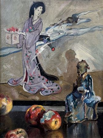 THE FORBIDDEN FRUIT by Rhona Haszard - Auction record, sale price, and art valuation. Compare with similar artists and explore comparable artworks.
