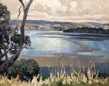 Coastal View with Figures