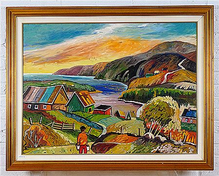"The descent towards the river, the Éboulements" by Yvon Provost - Auction record, sale price, and art valuation. Compare with similar artists and explore comparable artworks.