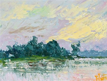 Sample artwork by Joseph Jutras (1894 - 1972), known for landscape, painting - View similar artists and auction records