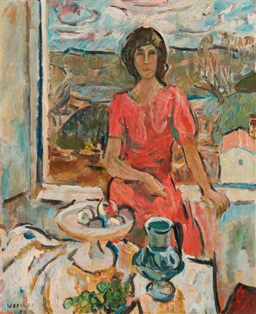 "Lady portrait" 1958