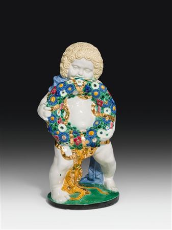 Putto with wreath "Winter"