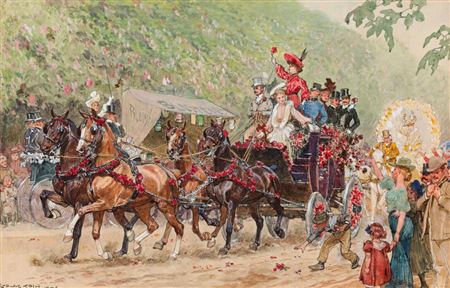 „Flower parade in the Vienna Prater“ by Ludwig Koch - Auction record, sale price, and art valuation. Compare with similar artists and explore comparable artworks.
