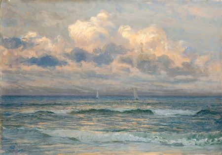 "Marina con nuvole"