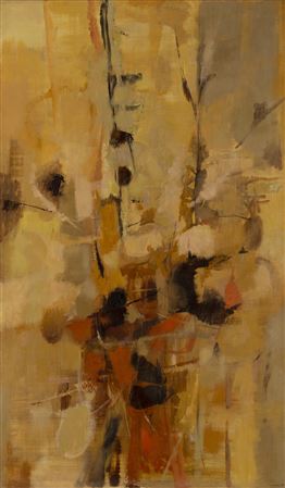 "Pallido sole" 1959 by Giuseppe Ajmone - Auction record, sale price, and art valuation. Compare with similar artists and explore comparable artworks.