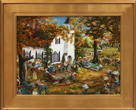 Sample artwork by Gerald Nees (Born 1938), known for streetscene, marine, cityscape - View similar artists and auction records