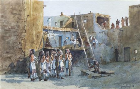 Gathering for Snake Dance