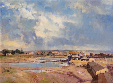 Landscape with Town