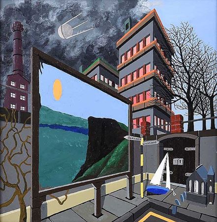 BELFAST (TRIPTYCH) by Dennis Kelly - Auction record, sale price, and art valuation. Compare with similar artists and explore comparable artworks.