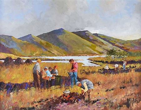 TEA BREAK, THE CAHA MOUNTAINS, WEST CORK