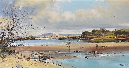 A VIEW TO SCRABO ACROSS STRANGFORD LOUGH