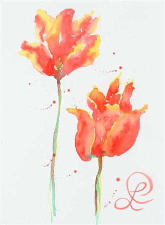 SEASON'S FIRST TULIPS