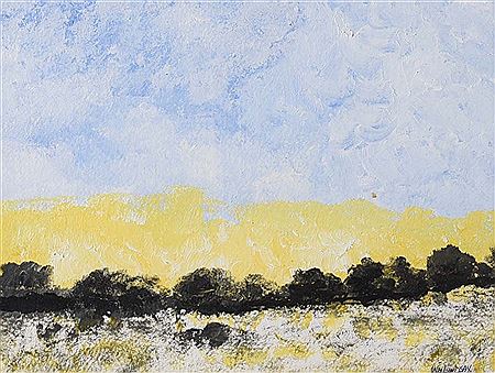 'BLUE SKY ABOVE THE TREES'