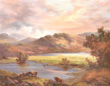 HIGHLAND CATTLE by Prudence Turner - Auction record, sale price, and art valuation. Compare with similar artists and explore comparable artworks.