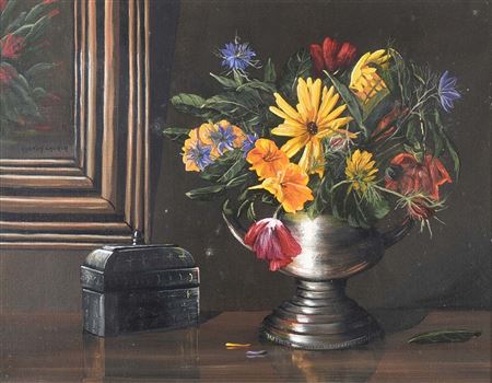 STILL LIFE, VASE OF FLOWERS