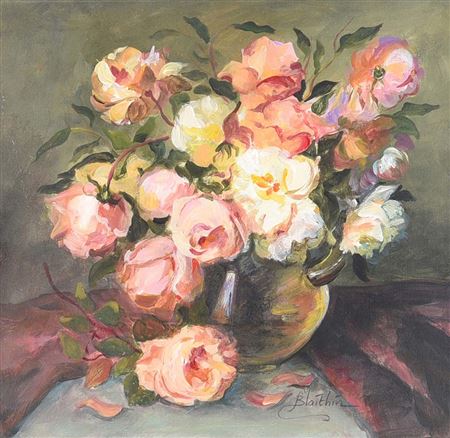 'STILL LIFE, ROSES'