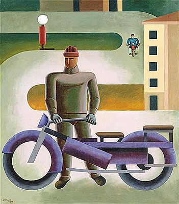Machine Knight, 1928 by Sandor Bortnyik - Auction record, sale price, and art valuation. Compare with similar artists and explore comparable artworks.