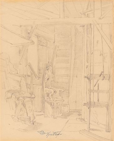 Interieur mit Möbelstücken