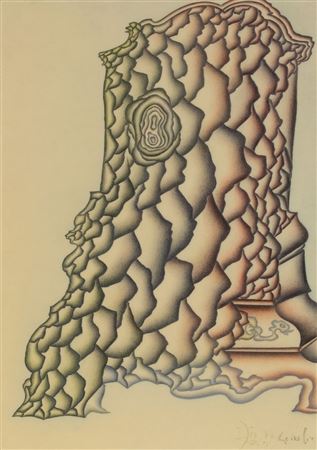 Bewachsenes Monument