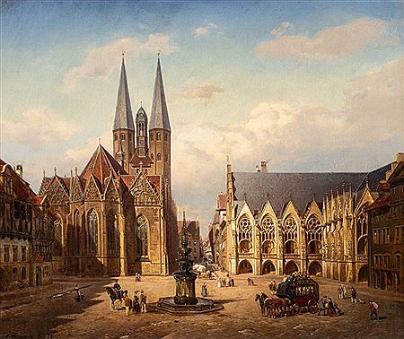 Der Altstadtmarkt in Braunschweig