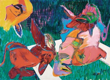 Luncheon on the Grass by WookKyung Choi - Auction record, sale price, and art valuation. Compare with similar artists and explore comparable artworks.