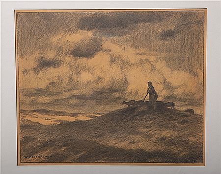 Hirte m. seinen Schafen by Robert Gerstenkorn - Auction record, sale price, and art valuation. Compare with similar artists and explore comparable artworks.