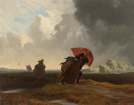 The approaching storm
