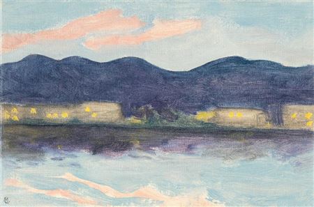 Landscape on Lake Geneva