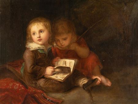 The artist's sons Carl Christian and Friedrich Vogel