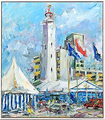 Der Leuchtturm von Noordwijk