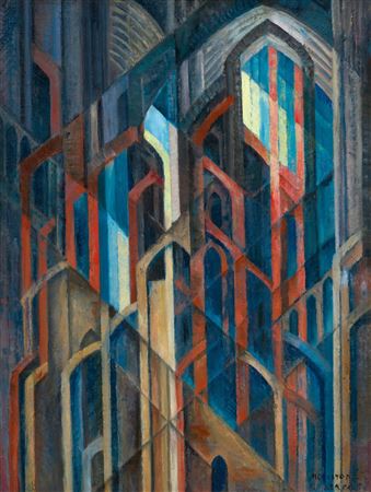 Gothic, 1965 by Pal Monostori-Moller - Auction record, sale price, and art valuation. Compare with similar artists and explore comparable artworks.