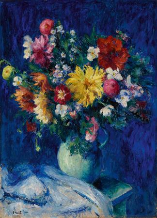 Big Blue Flower Still-Life