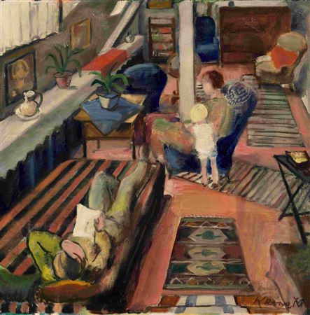 Studio of the Artist Couple (Zoltan Klie and Klara Rona), 1930