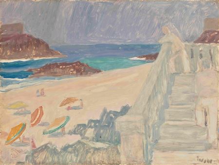 Sample artwork by Janos Jakuba (1909 - 1974), known for painting - View similar artists and auction records