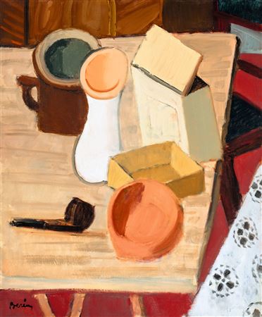 Still-Life with Pipe (Still-Life with Mug), 1930