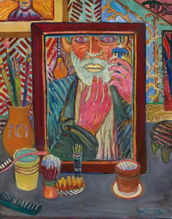 Shaving Self-Portrait, 1946