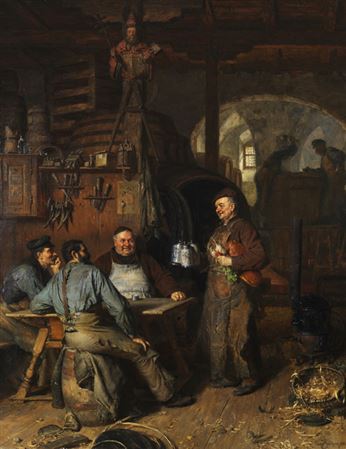 In der Klosterschäfflerei, 1883.