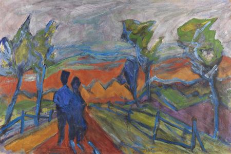 Sample artwork by Helmuth Macke (1891 - 1936), known for german painter, associated with the blauer reiter and brücke movements - View similar artists and auction records