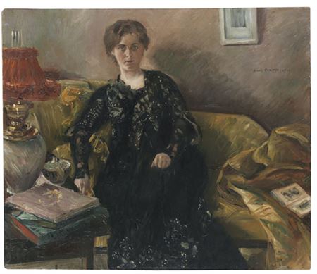 Porträt Frau Korfiz Holm (Gattin des Schriftstellers Korfiz Holm), 1901.