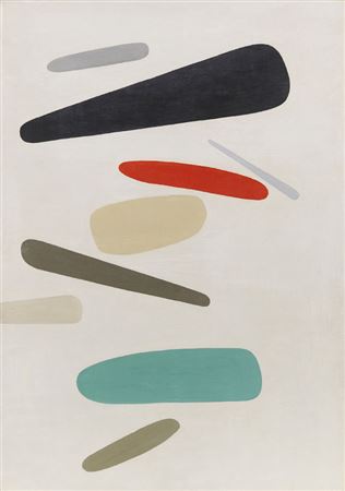 Formen farbig (Fliegende Formen), 1937